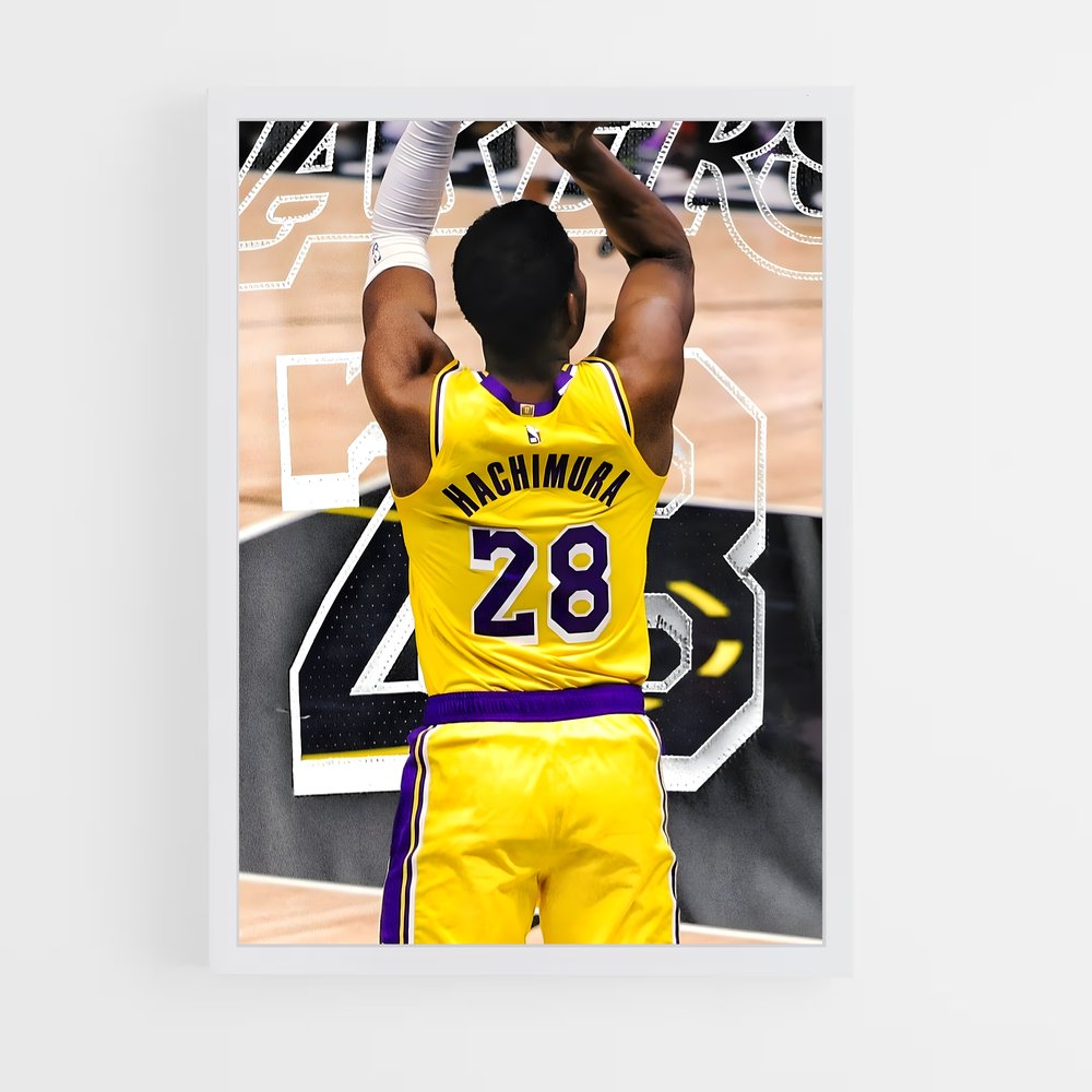 Poster Rui de hachimura – affiche Basketball (vue 3)